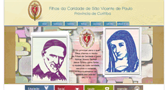 Desktop Screenshot of filhasdacaridade.com.br