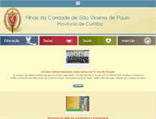 Tablet Screenshot of filhasdacaridade.com.br